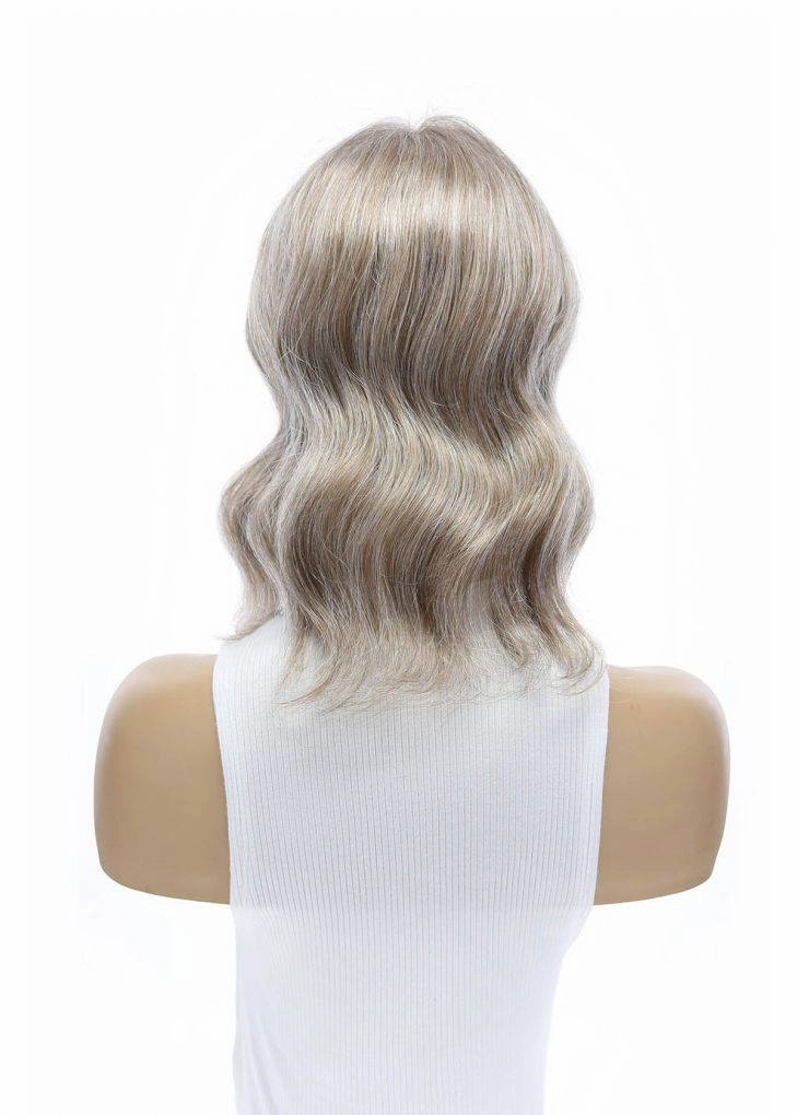 14" Topaz Lace Top Topper Champagne Grey