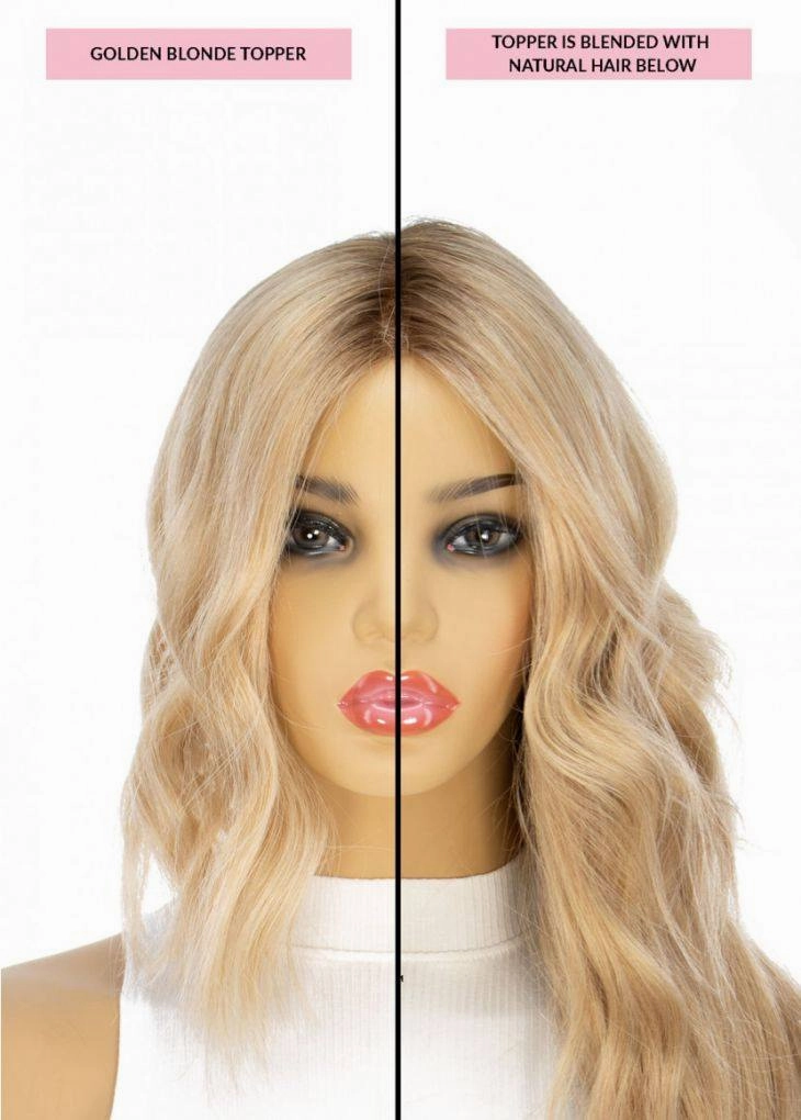 14" Topaz Lace Top Topper Golden Blonde