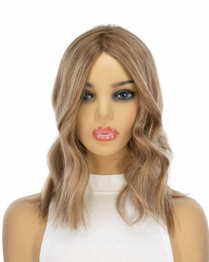 14" Topaz Lace Top Topper Medium Blonde