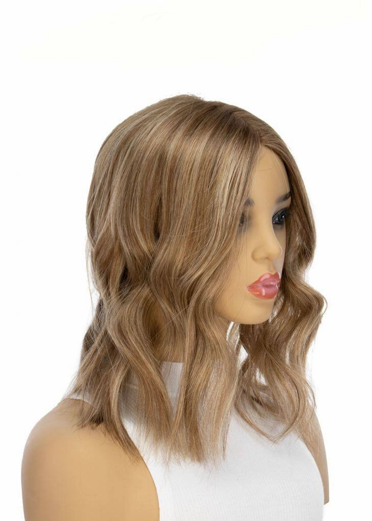 14" Topaz Lace Top Topper Medium Blonde