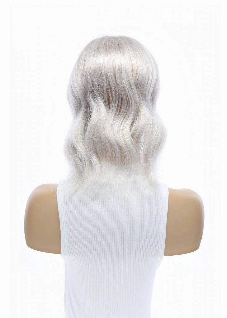 14" Topaz Lace Top Topper Snow Grey