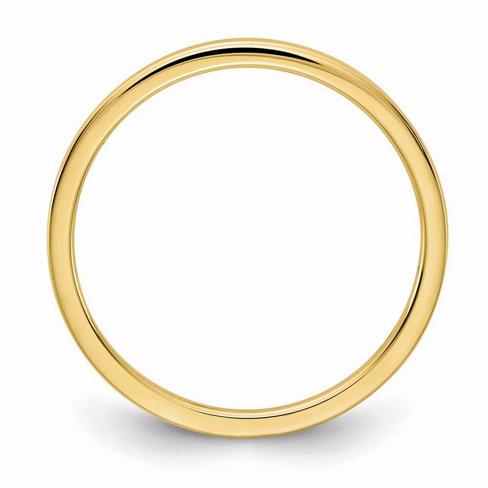 14K Gold 1.2mm Flat Stackable Band | STK16-120Y