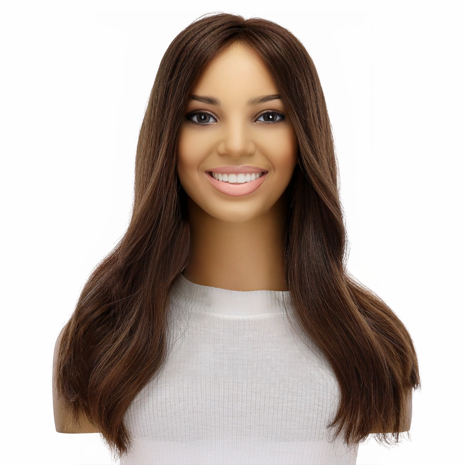 18" Topaz Lace Top Topper #6 Neutral Medium Brown