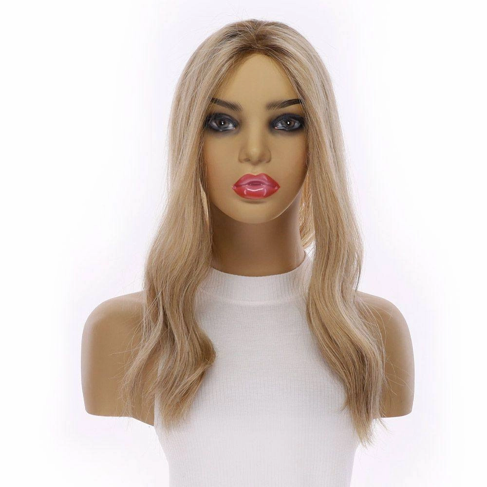 18" Topaz Lace Top Topper Ash Blonde