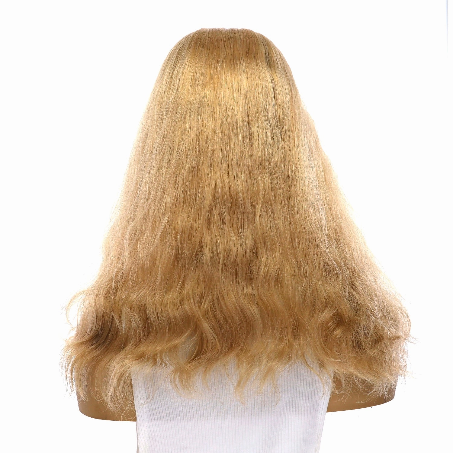 18" Topaz Lace Top Topper Golden Blonde Wavy