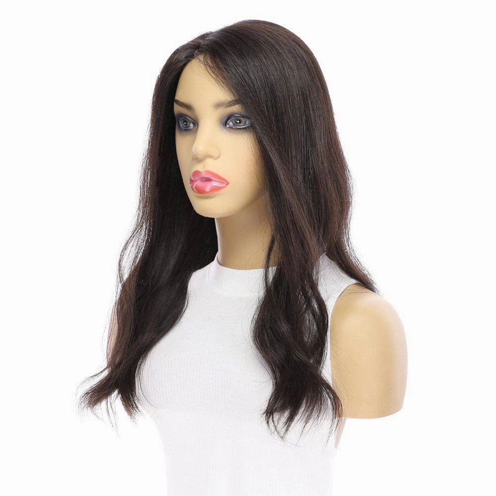 18" Topaz Lace Top Topper Natural Black