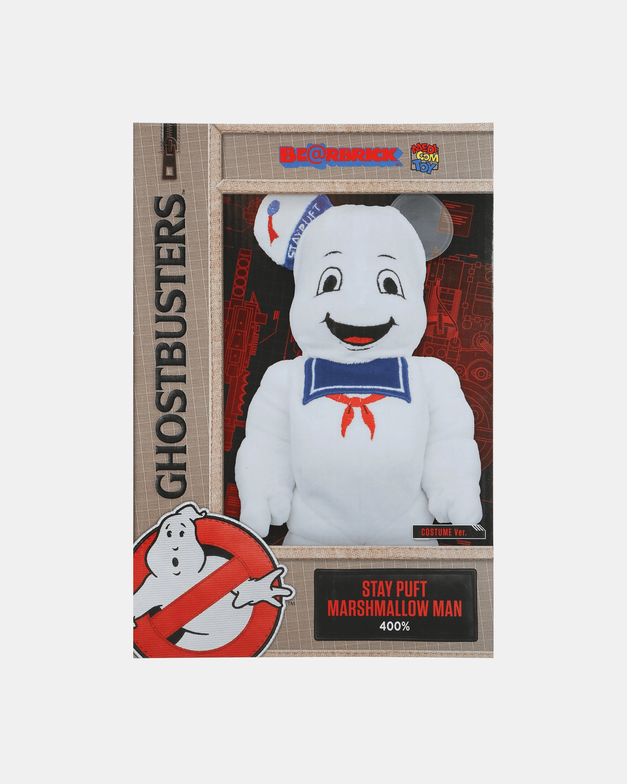 400% Stay Puft Marshmallow Man Costume Be@rbrick Multicolor