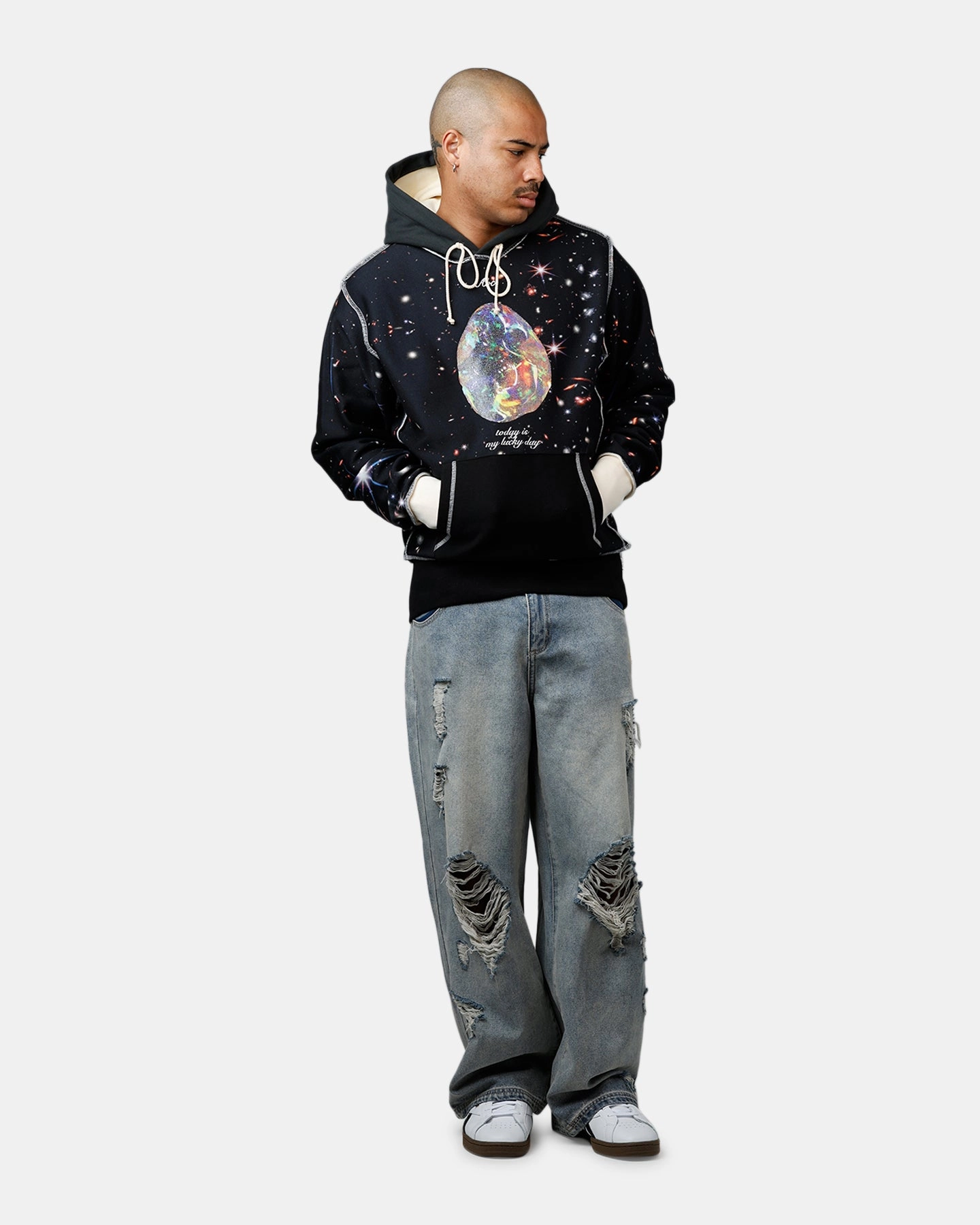 ABC Birthstone Hoodie Black
