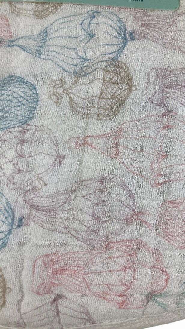 Aden   Anais Cotton Muslin Burpy Bib, Above the Clouds