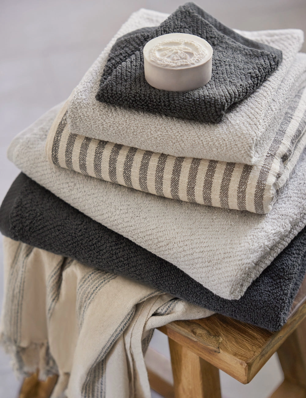 Air Weight Towel Set by Coyuchi