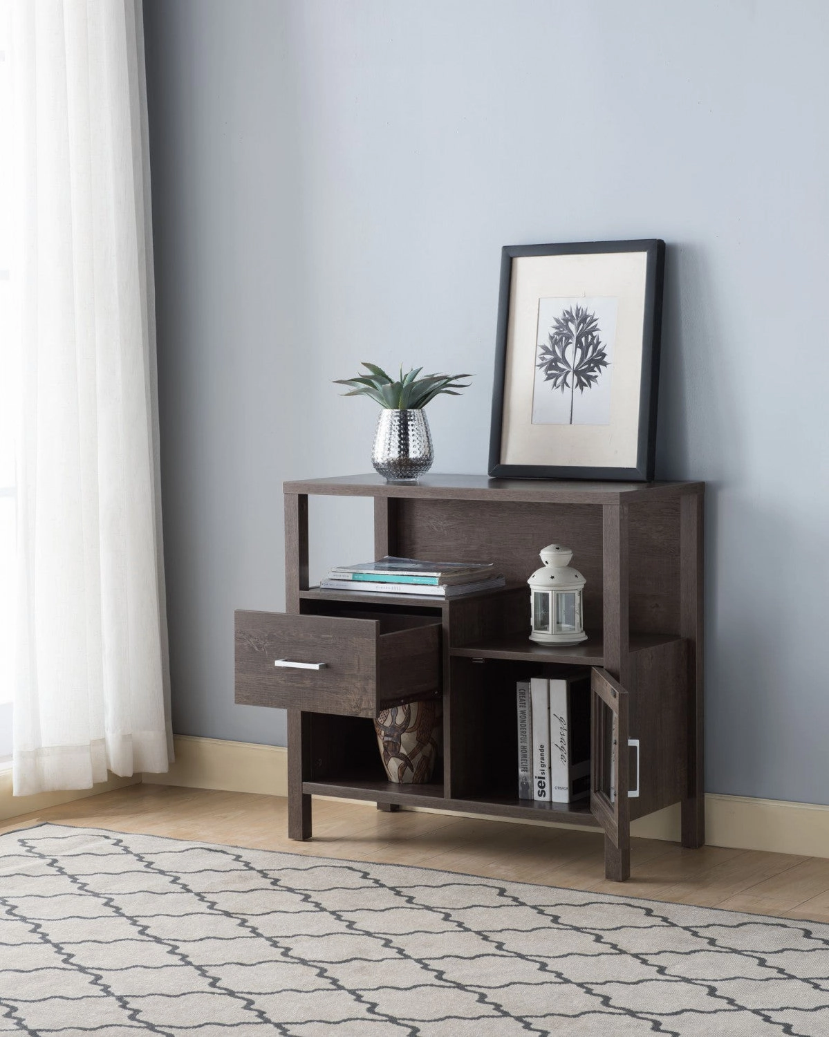 Athena Cabinet - Walnut Brown