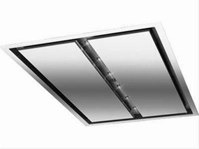 Best Range Hoods CC34IQSB Cirrus 43-1/4 Inch Brushed Stainless Steel Ceiling Mounted Range Hood With 800 Max Cfm Iq6 Internal Blower