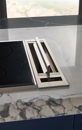 Best Range Hoods DC54MSB Slot 21-Inch Stainless Steel Downdraft Built-In Kitchen Ventilation 300 Max Cfm To 650 Max Cfm