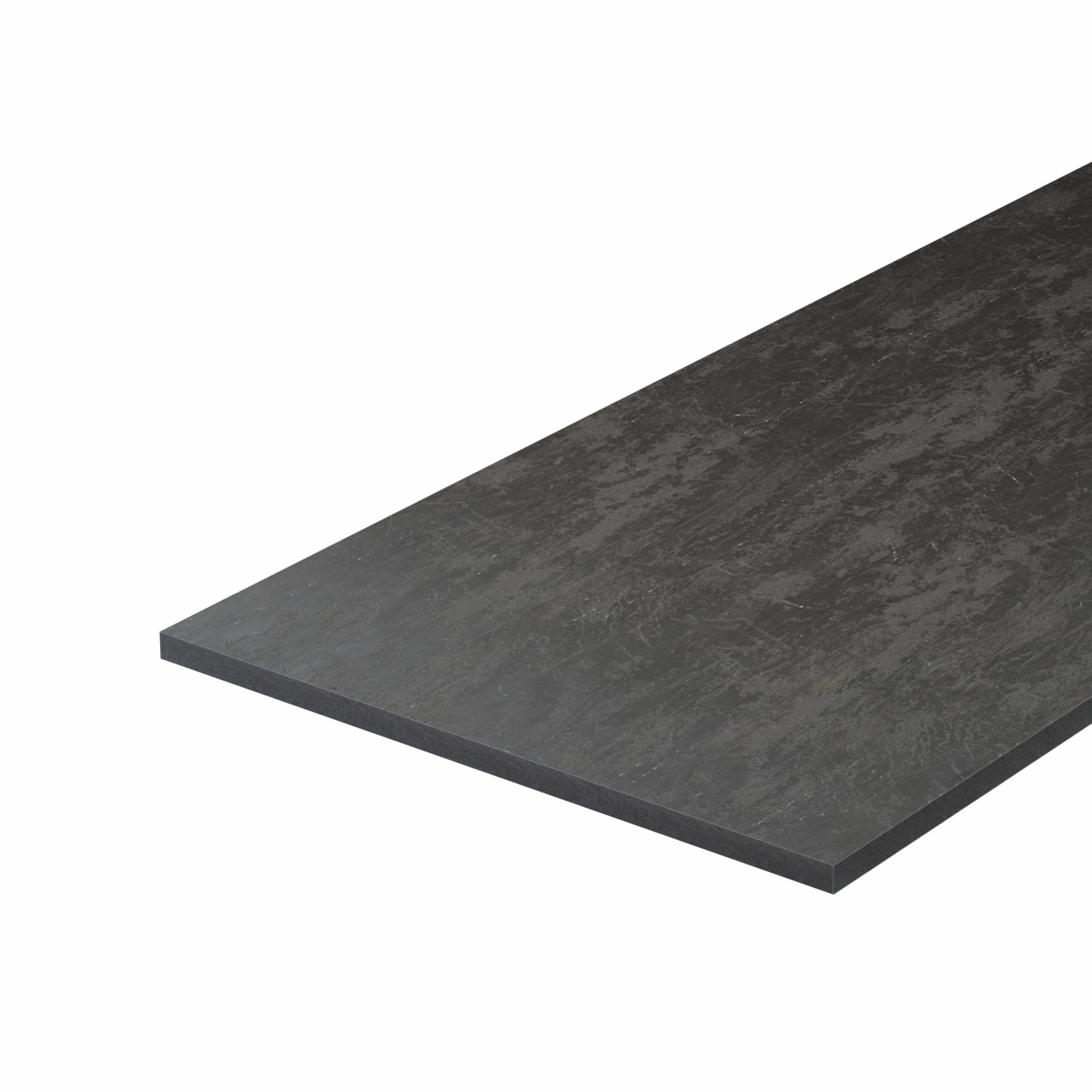 Black Steel Smooth Plate 1"