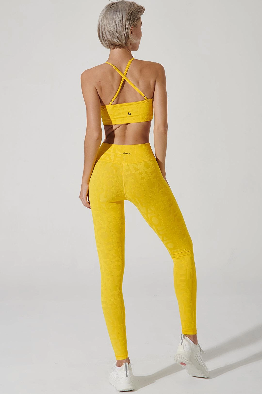 Classic Déese Fleur Legging 3D - Gamboge
