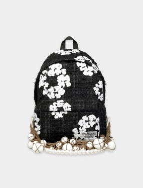 DENIM TEARS TWEED BACKPACK W/ CHAIN