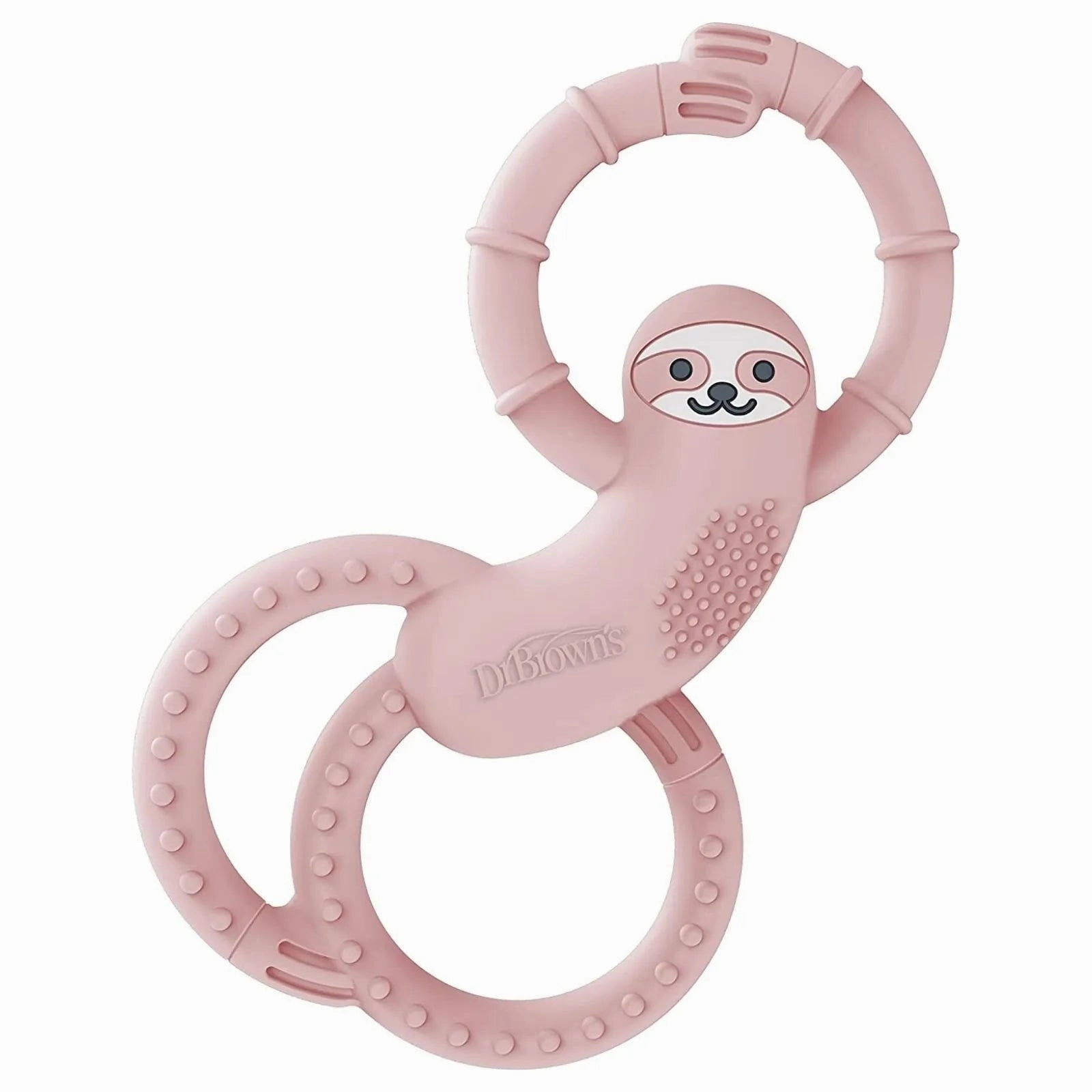 Dr. Brown's Sloth Long Limbed Teether 3  months - Pink