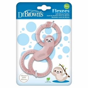 Dr. Brown's Sloth Long Limbed Teether 3  months - Pink