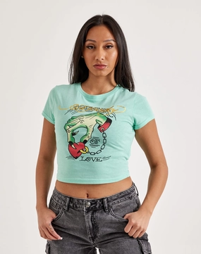 Ed Hardy Heart Hand Baby Tee