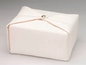 Fabric Cremation Urn in Cream
