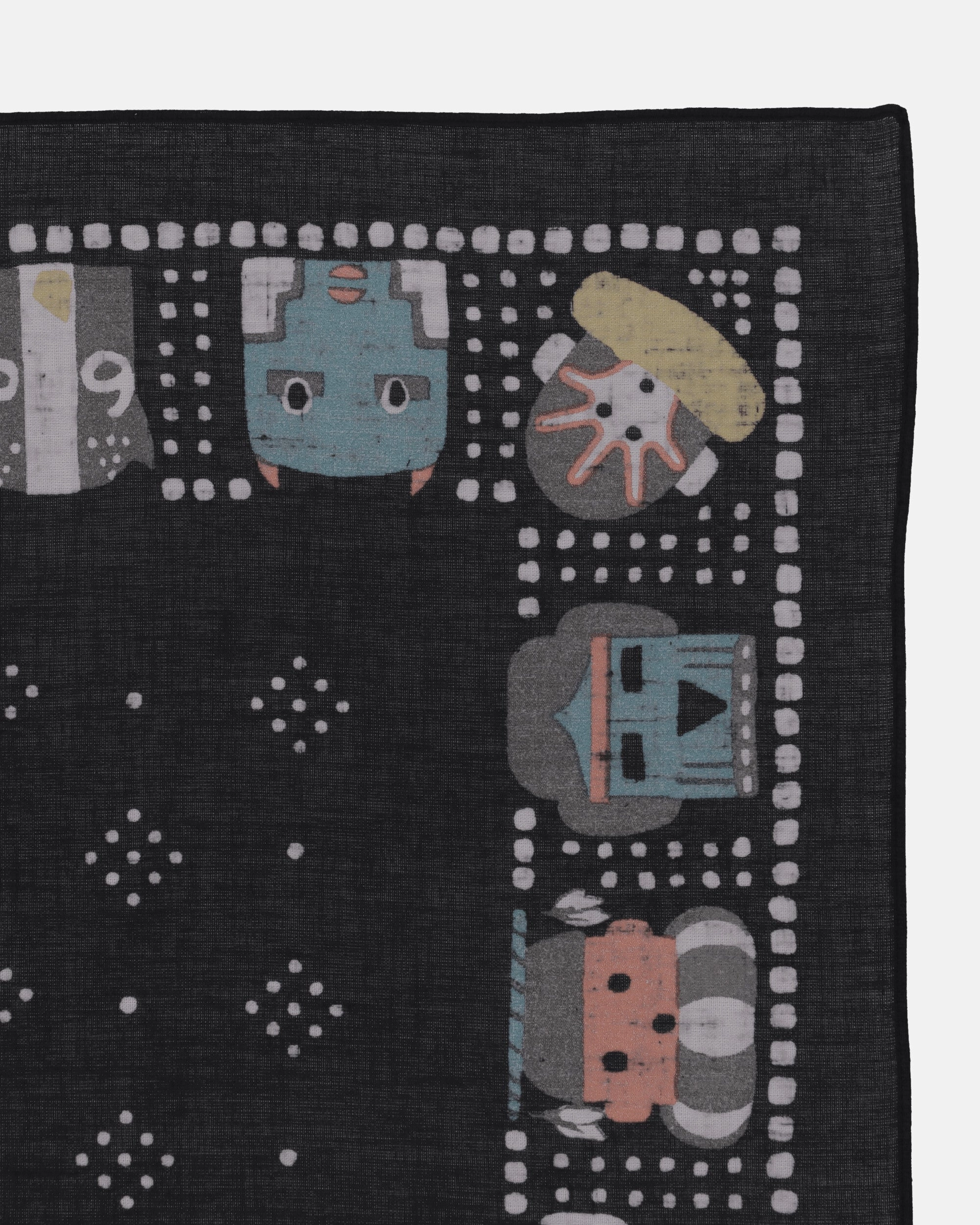Fastcolor Selvedge Bandana (Kachina) Black