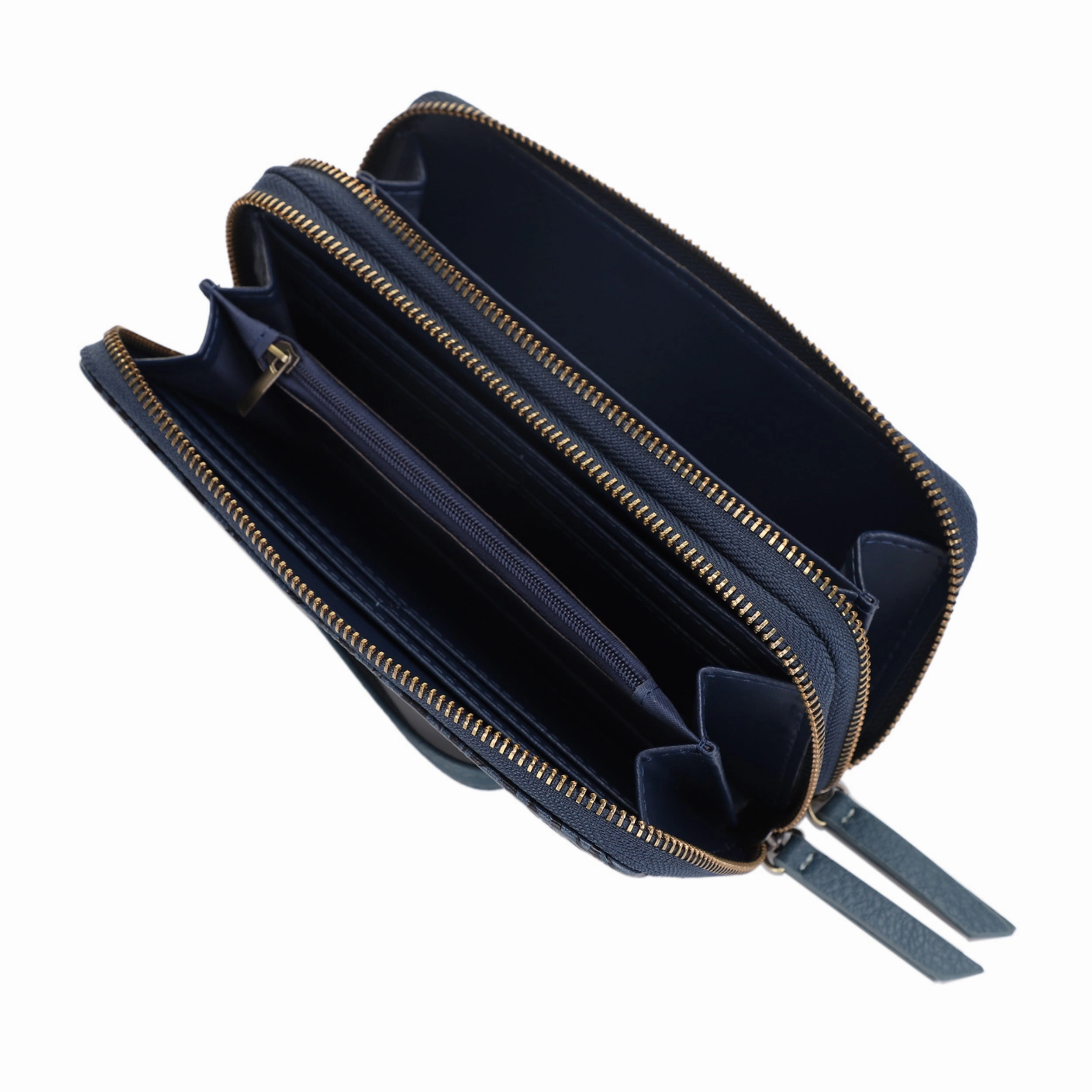 Filly Flora Embossed Wallet with Wrist Strap