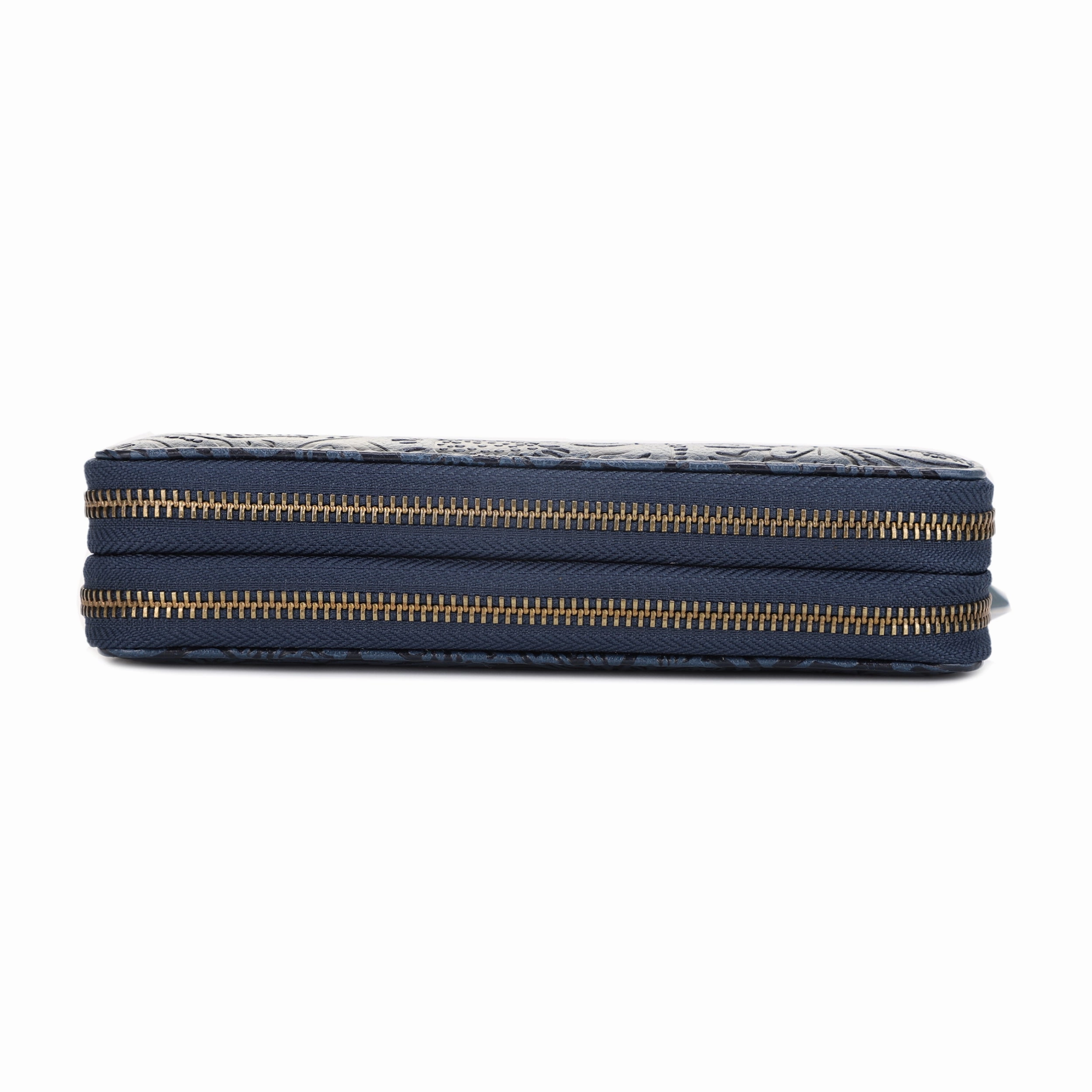 Filly Flora Embossed Wallet with Wrist Strap