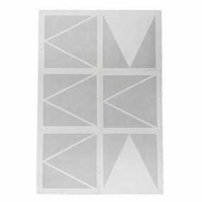 Foam Puzzle Play Mat 4' x 6' - Hills Grey (See Description)