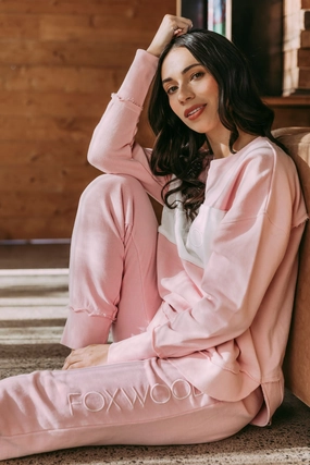 Foxwood Simplified Tonal Crew Blossom