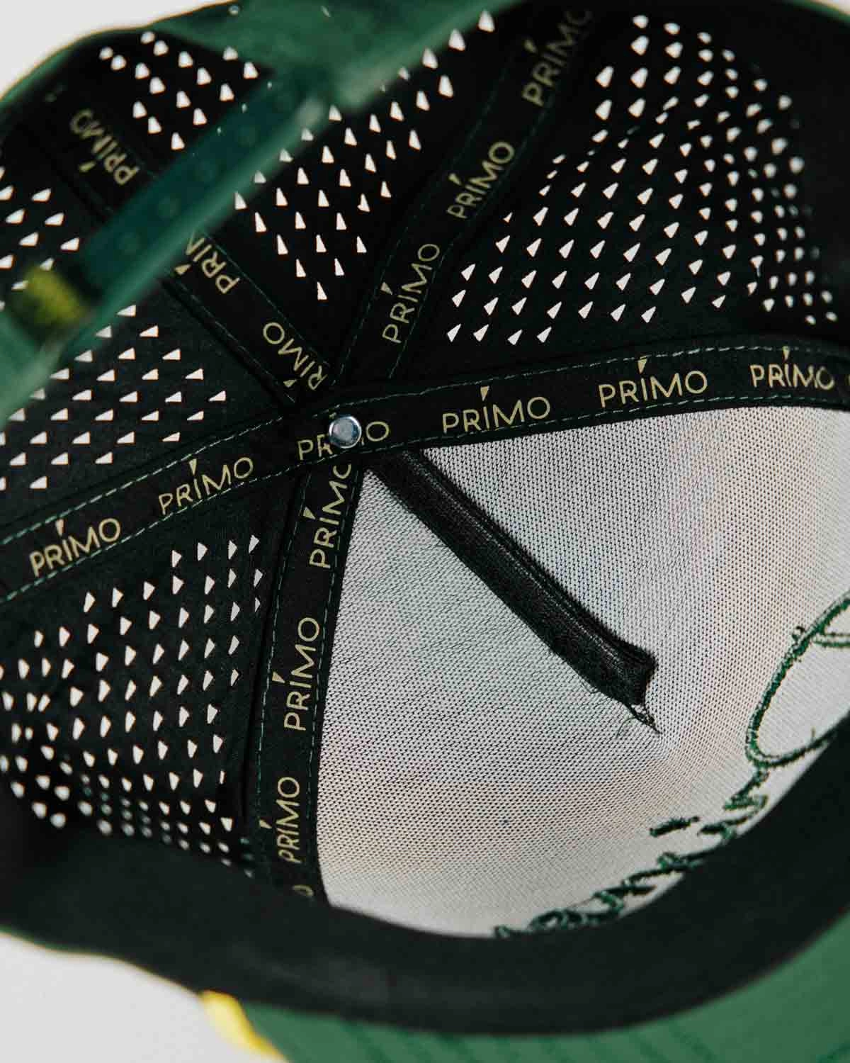 Green Monochrome Cursive Hat