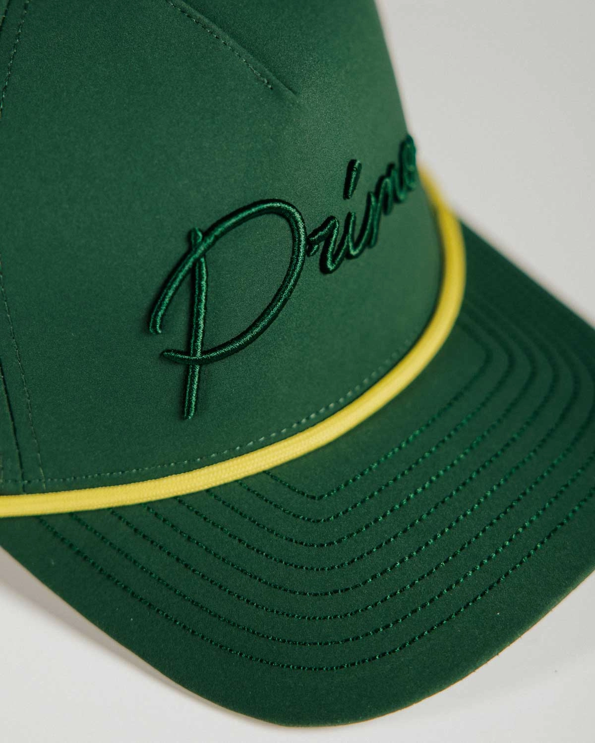 Green Monochrome Cursive Hat