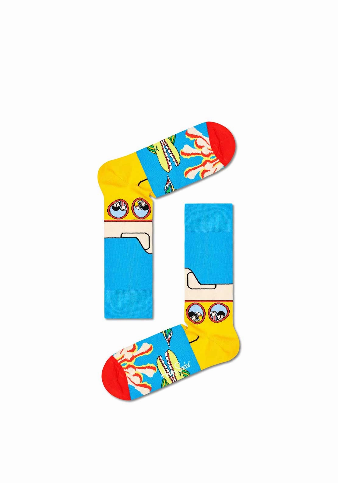 Happy Socks Yellow Submarine Socks, Yellow