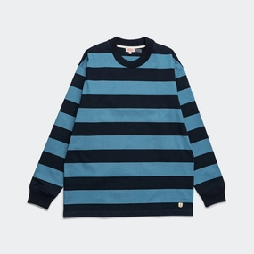Heritage Mariniere LS T-Shirt - Rich Navy/Winter Blue