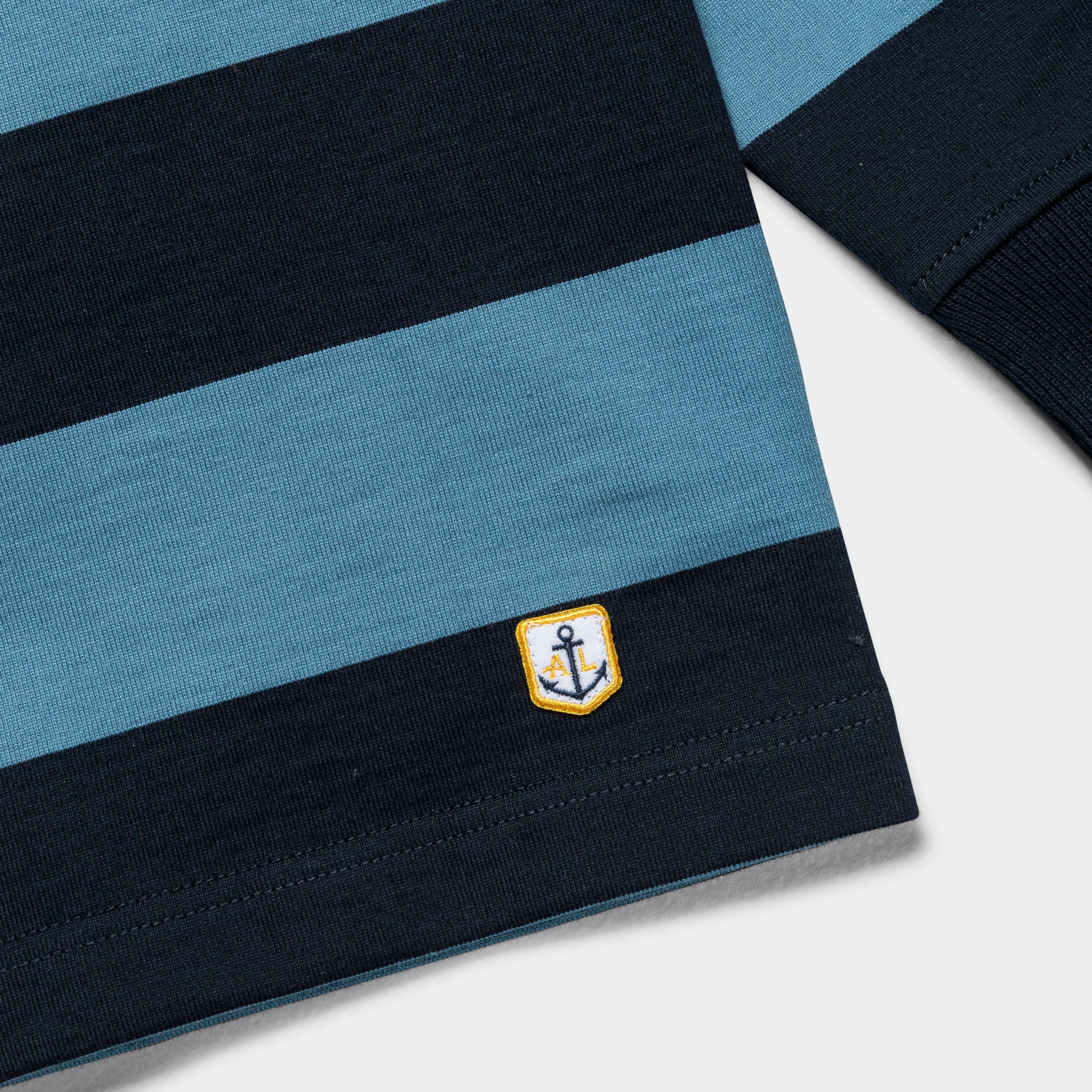 Heritage Mariniere LS T-Shirt - Rich Navy/Winter Blue