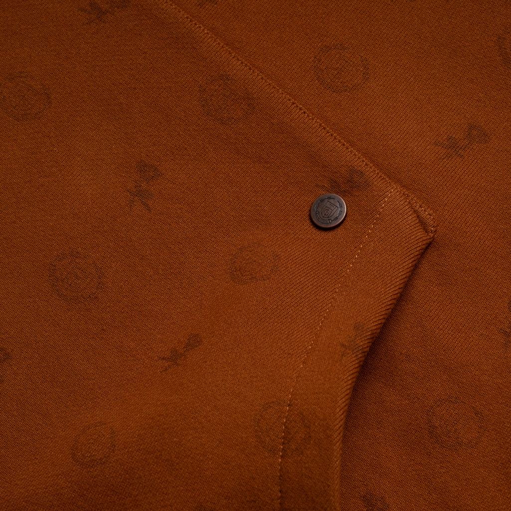 Honor The Gift Raw Edge Hoodie - Copper
