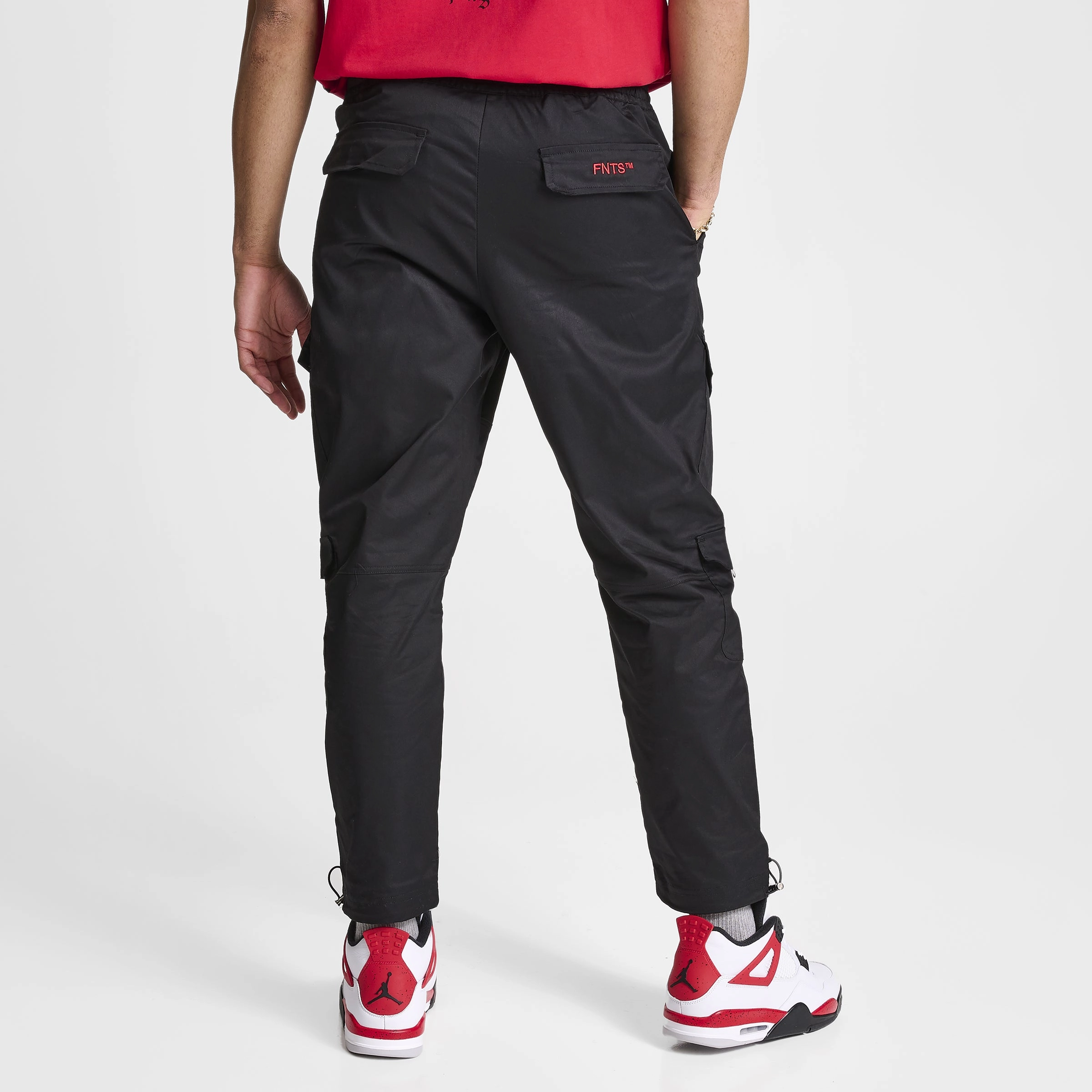 Hoodrich OG Vault Woven Cargo Pants Black / White - Lychee