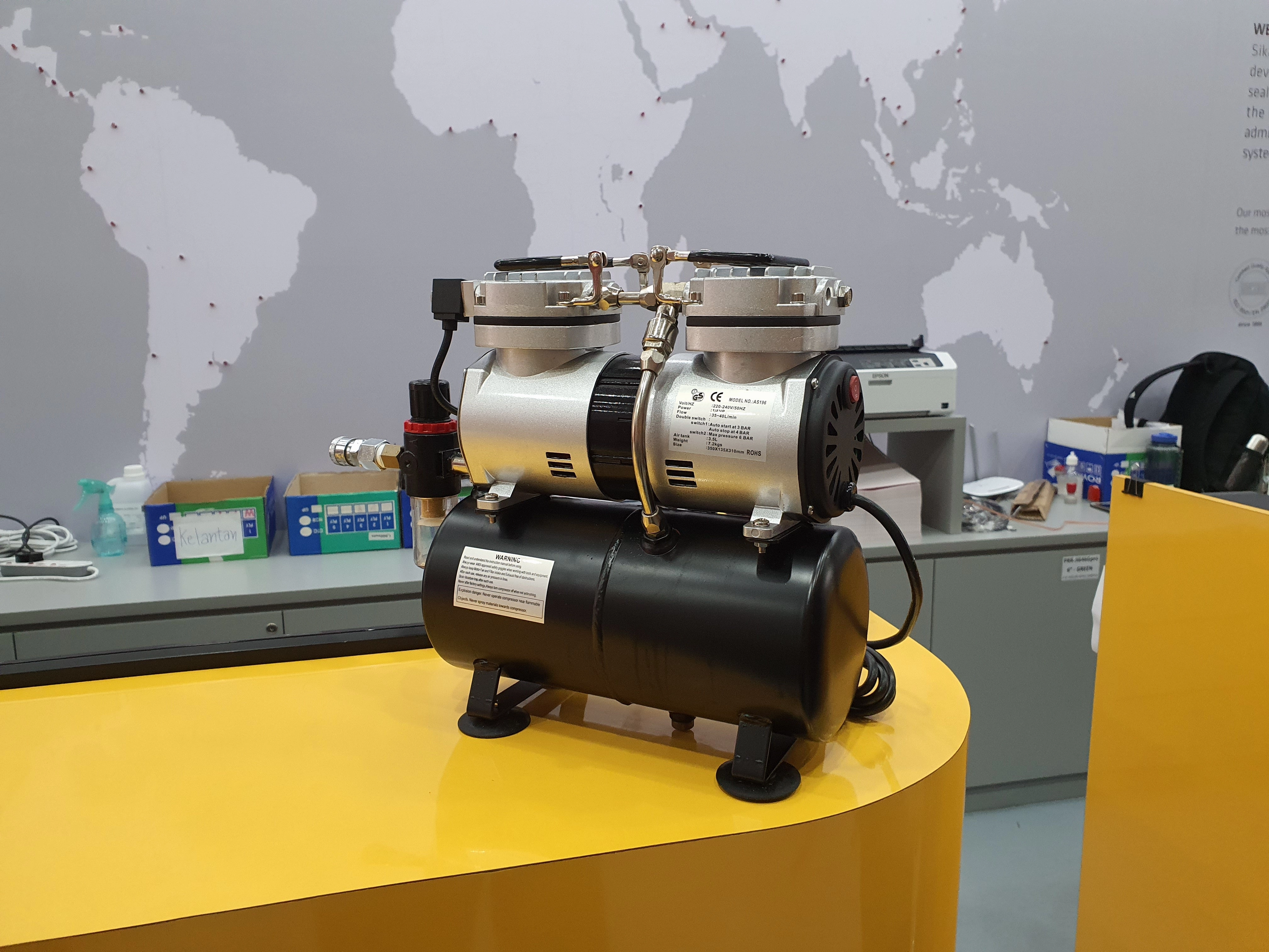 Hymair Mini Air Compressor for Air Brush | Model : AS196