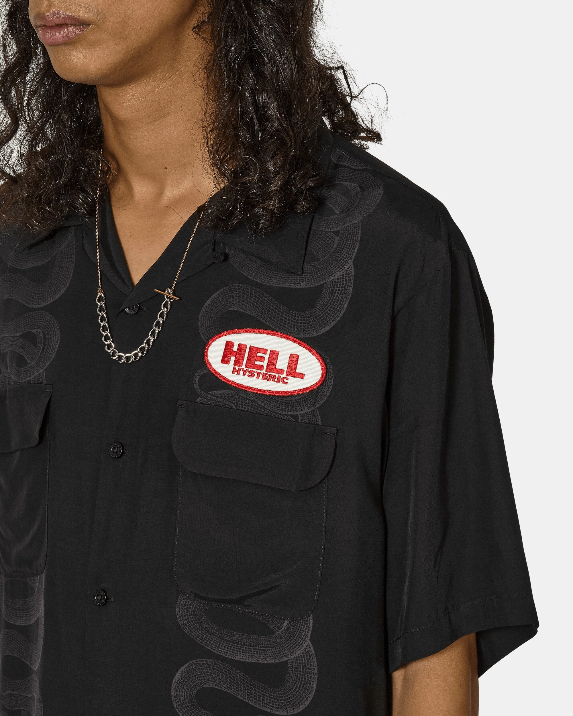 Hysteric Hell Shortsleeve Shirt Black