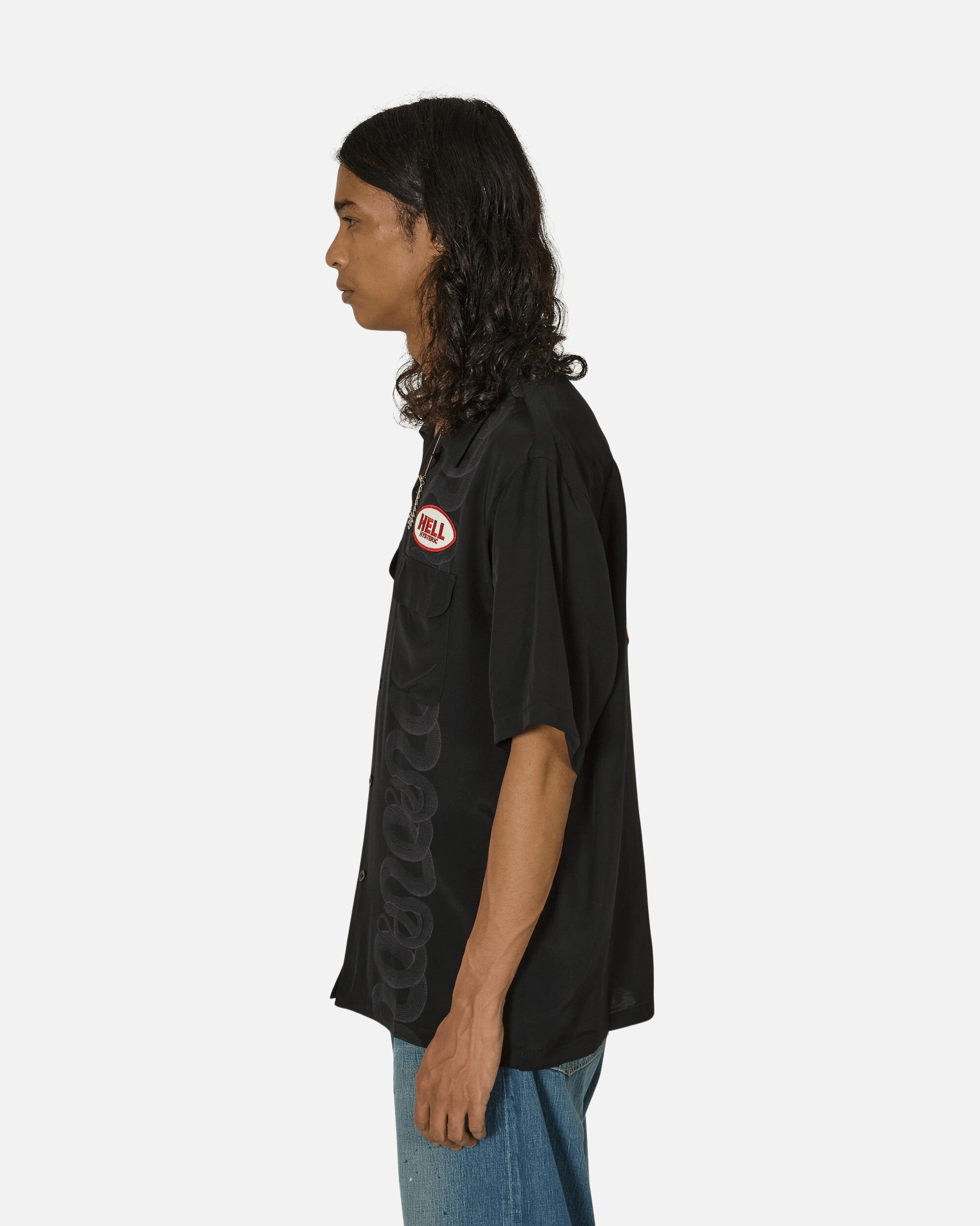 Hysteric Hell Shortsleeve Shirt Black