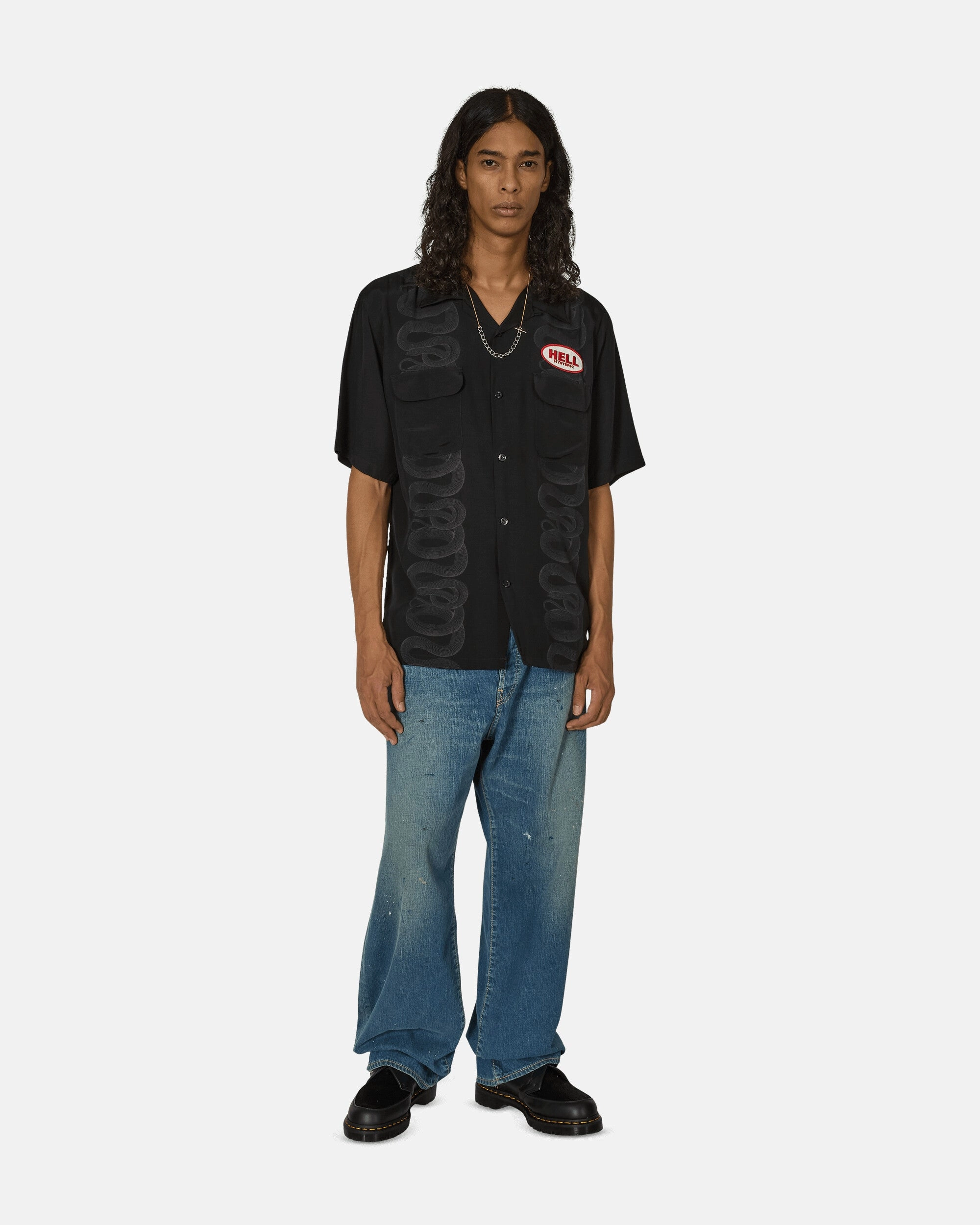Hysteric Hell Shortsleeve Shirt Black