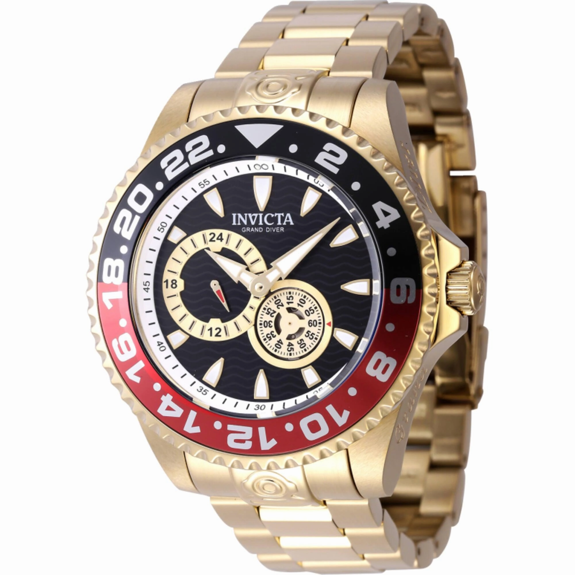 Invicta Men's Automatic Watch - Pro Diver Black and Red Bezel Bracelet | 47304