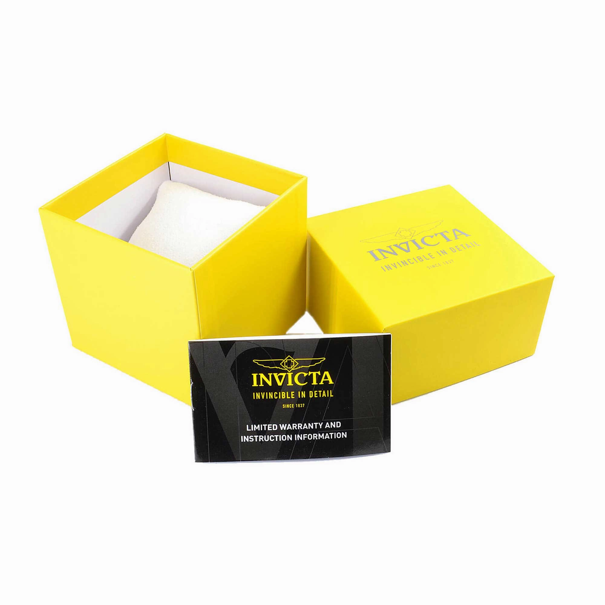 Invicta Men's Left Handed Watch - Pro Diver Two Tone Silver, Yellow Bracelet | 43986