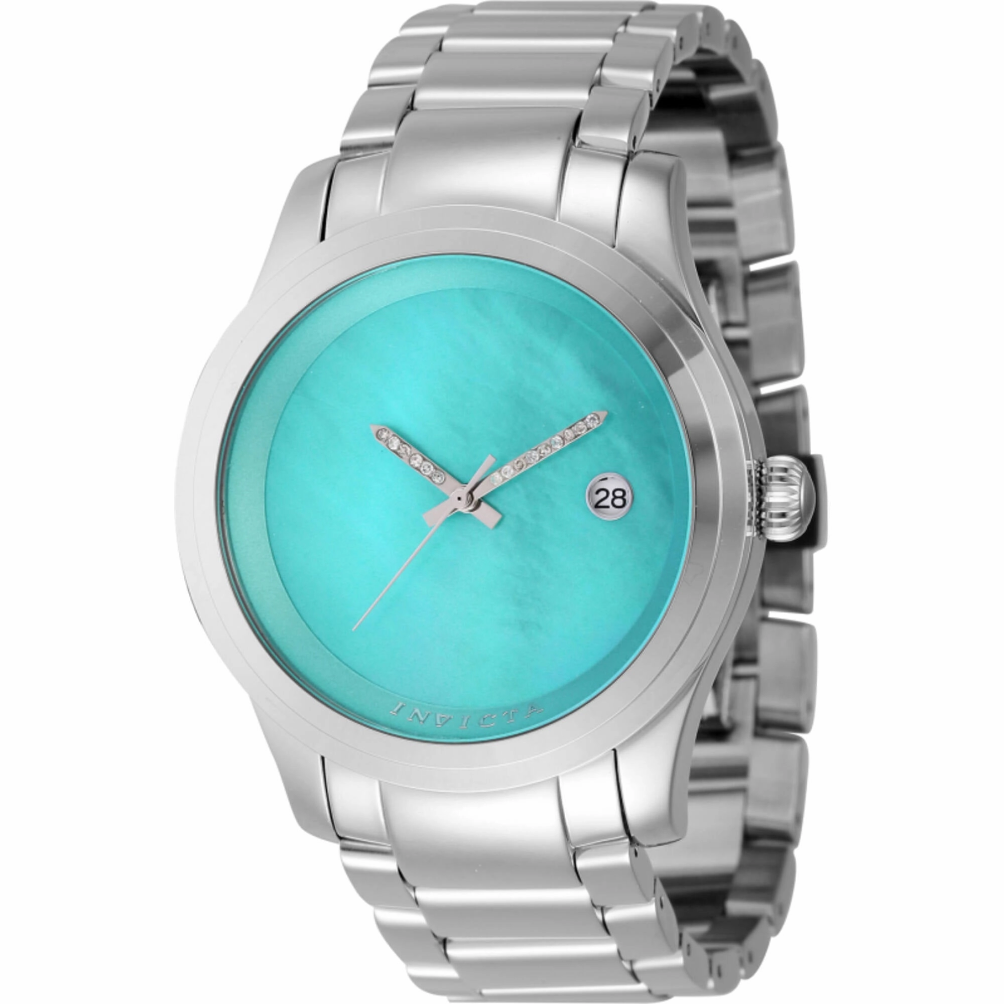 Invicta Men's Watch - Pro Diver Automatic Blue MOP Dial Silver Tone Bracelet | 45412