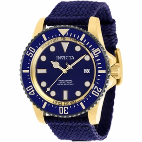 Invicta Men's Watch - Pro Diver Automatic Navy Blue Dial Fabric Strap | 38239