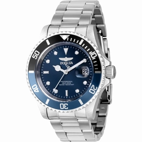 Invicta Men's Watch - Pro Diver Quartz Blue Dial Stainless Steel Bracelet | 43545