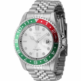 Invicta Men's Watch - Pro Diver Silver Dial Stainless Steel Bracelet Date | 43750