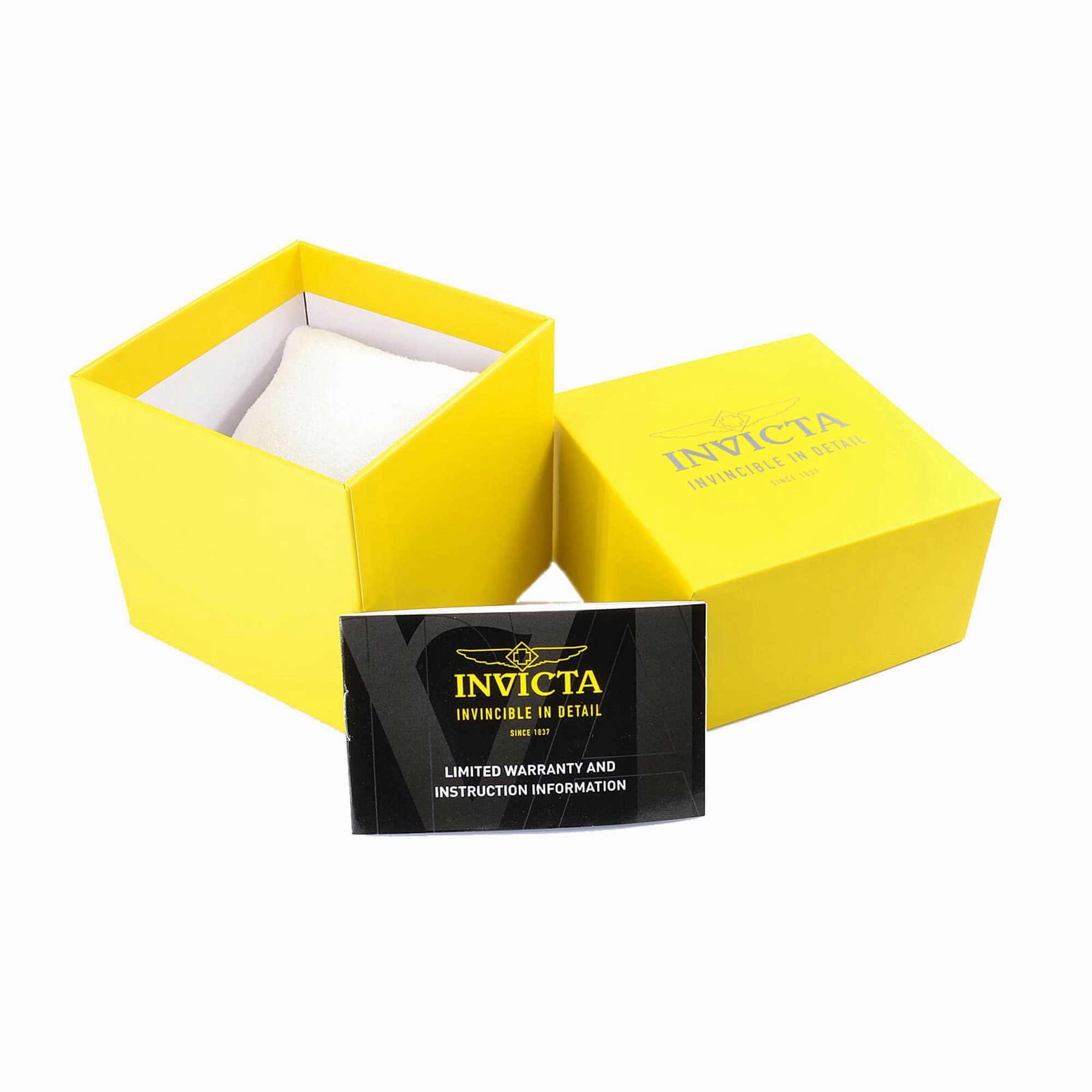 Invicta Men's Watch - Pro Diver Silver Tone and Black Dial Silicone Strap | 47198