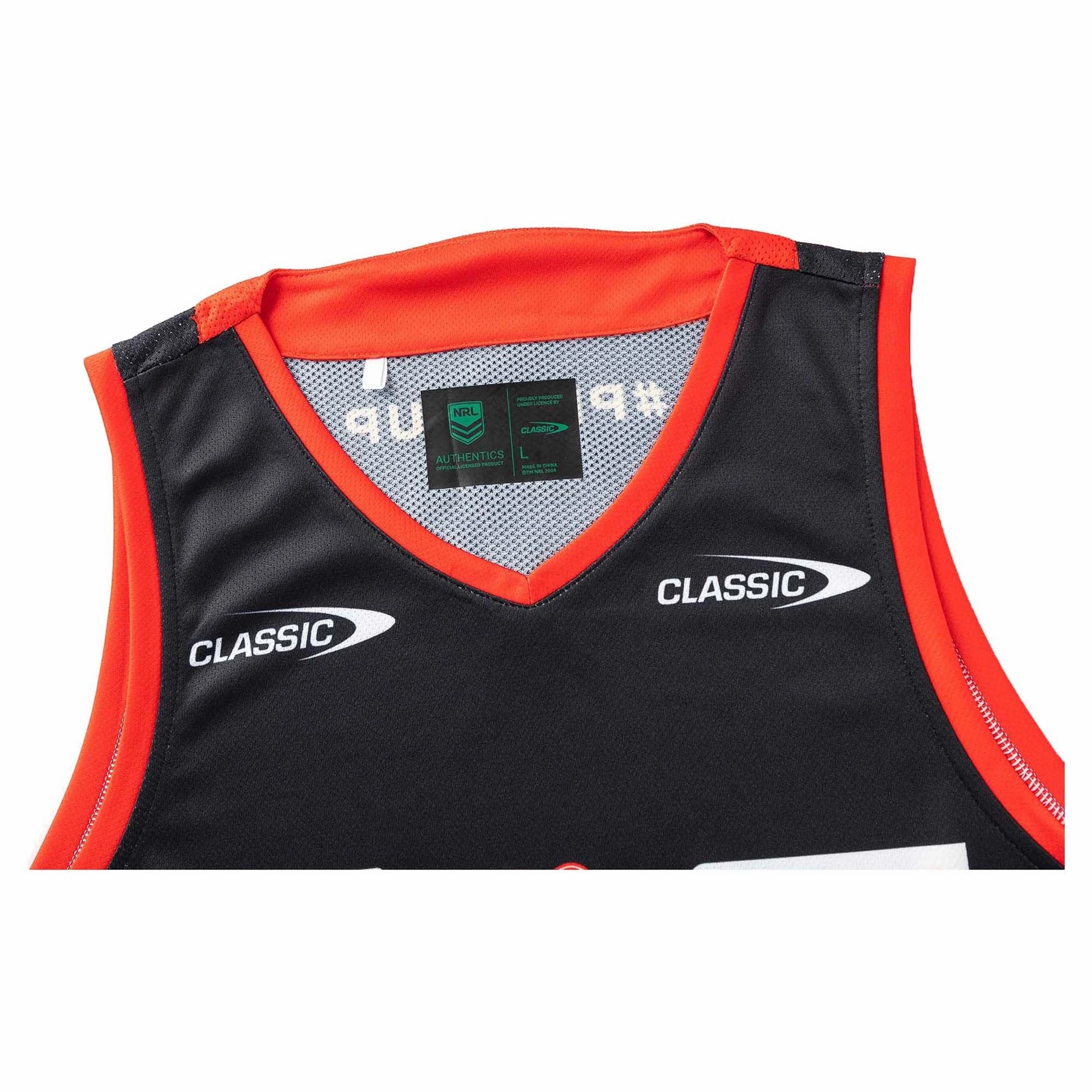 Junior's NRL Redcliffe Dolphins 2025 Pro Training Singlet