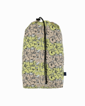 KAWS Drawstring Bag Yellow