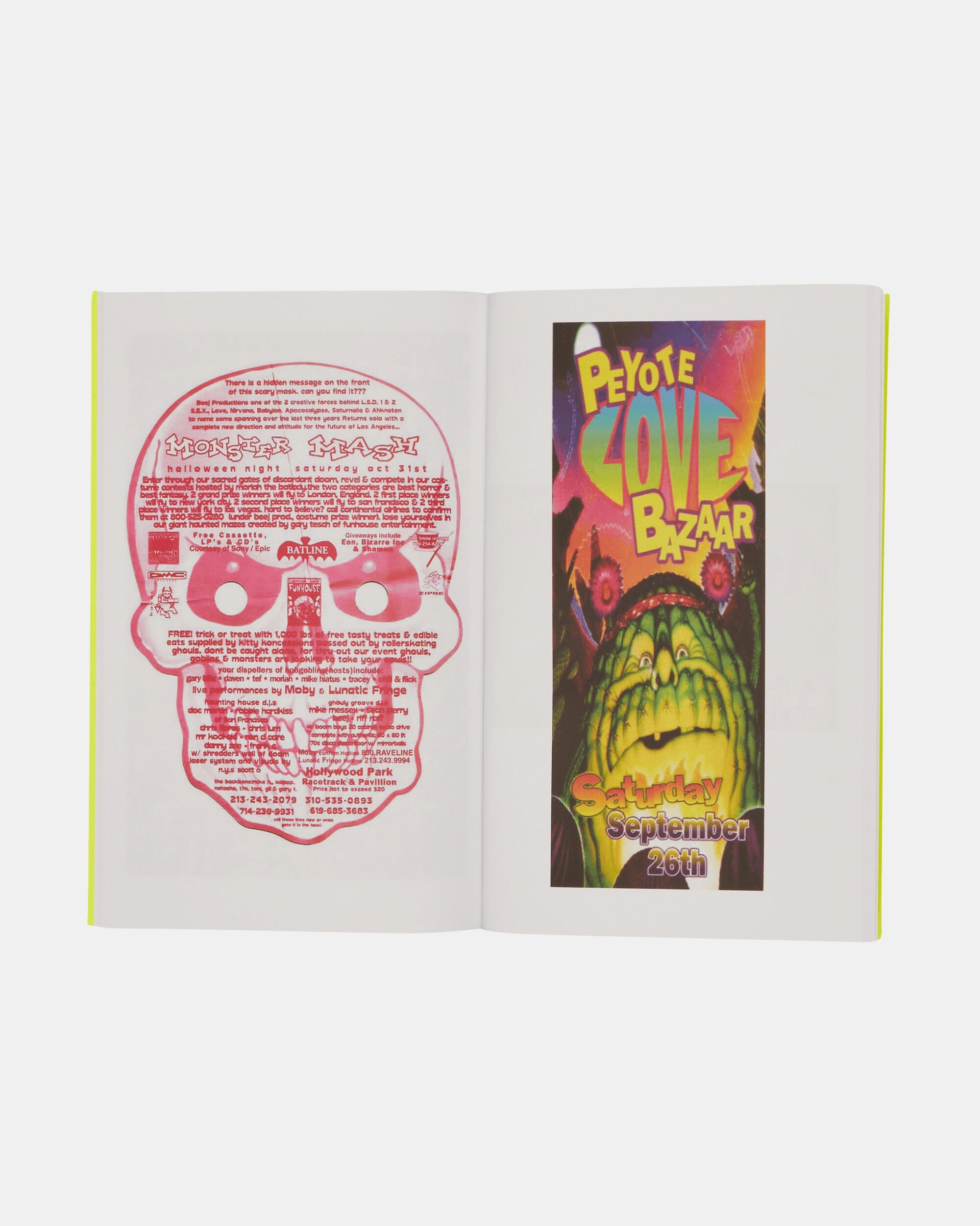L.A. Rave Flyers 1991-1994 Zine